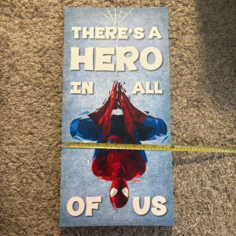 Marvel Spider-Man Hero Wall Art - Red, Blue, White